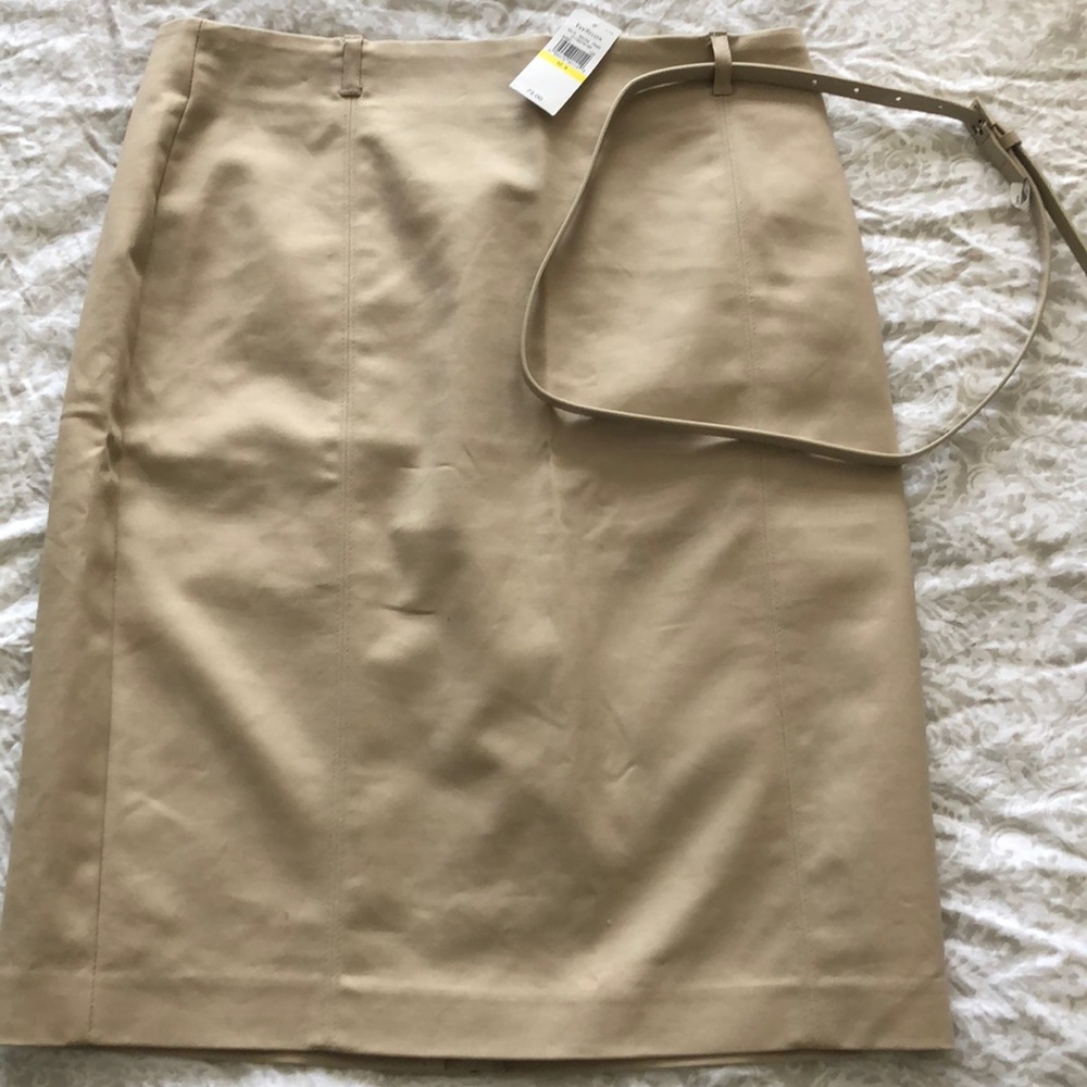 Van Heusen Beige Work Skirt